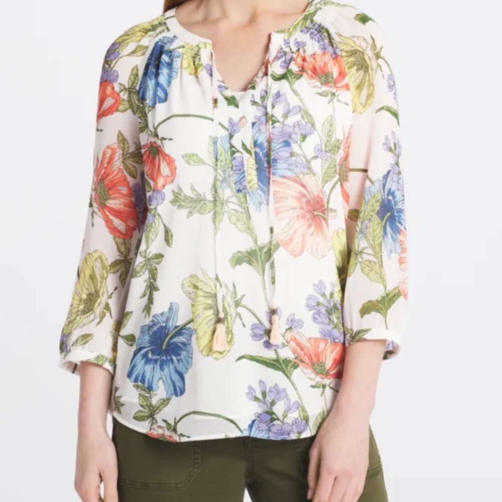 DANIEL RAINN Wilcox Tie Neck Blouse - NWT